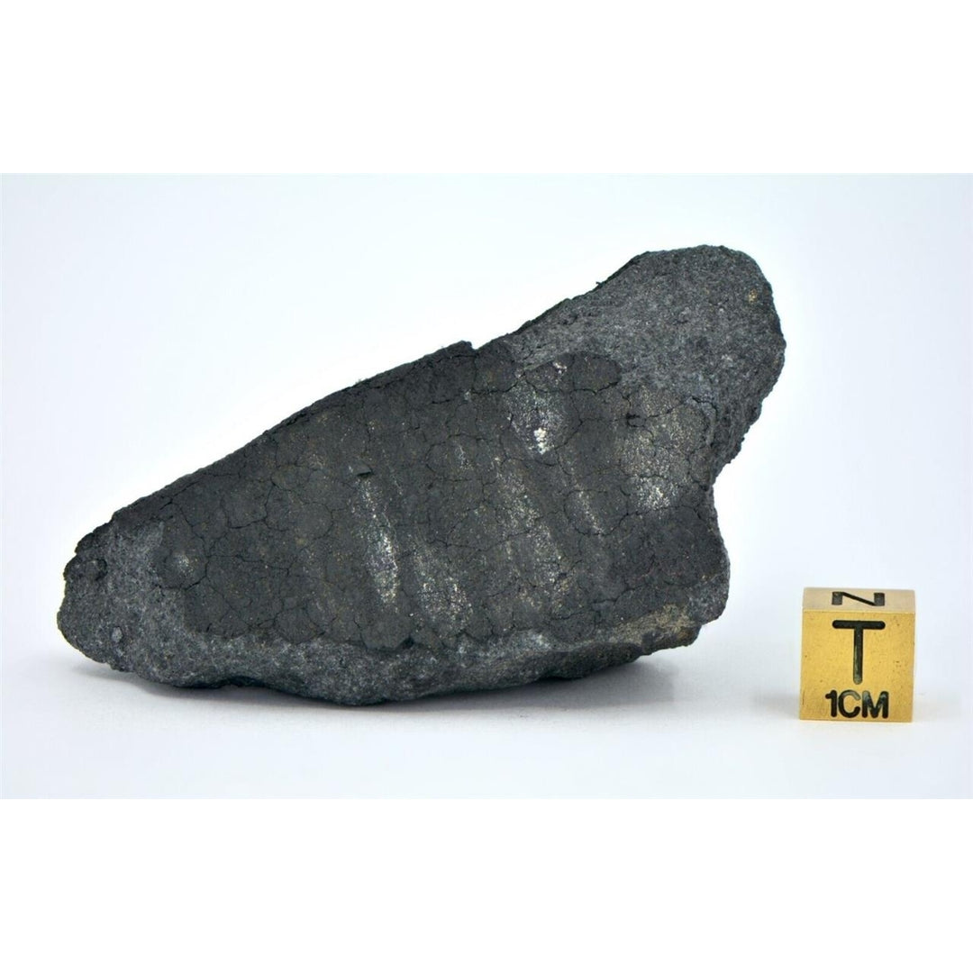 99.49g NWA 12925 I Carbonaceous Chondrite with Very Fresh Fusion - TOP METEORITE Image 4