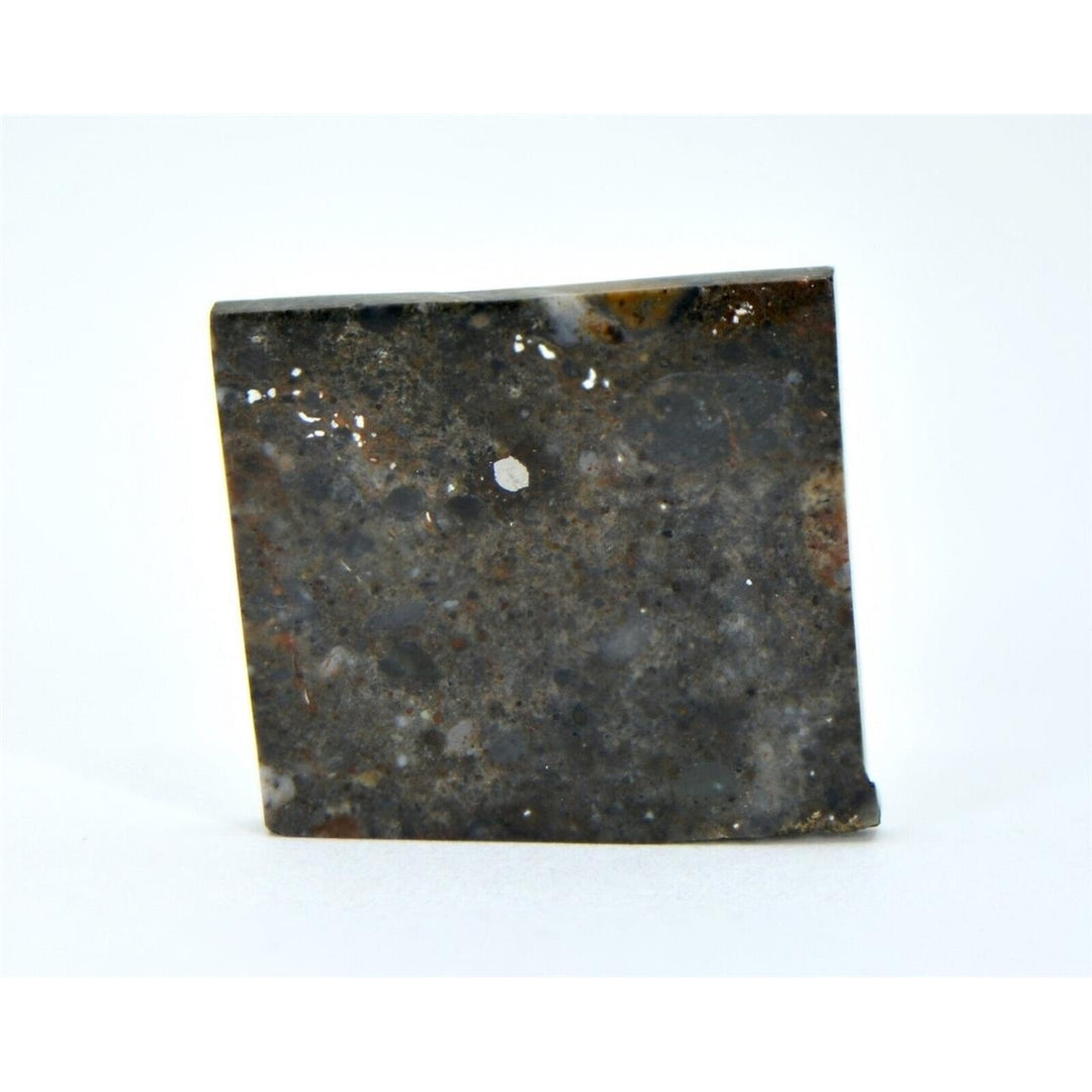 3.23g Lunar Meteorite Slice I NWA 14041 - TOP METEORITE Image 1