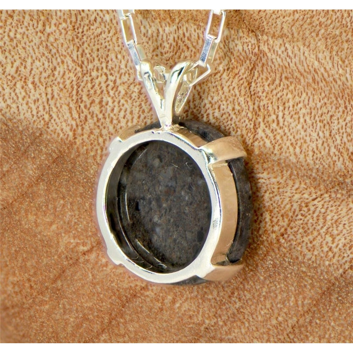 Lunar Meteorite Jewelry I The L a Chea Pendant - TOP METEORITE Jewelry Image 4