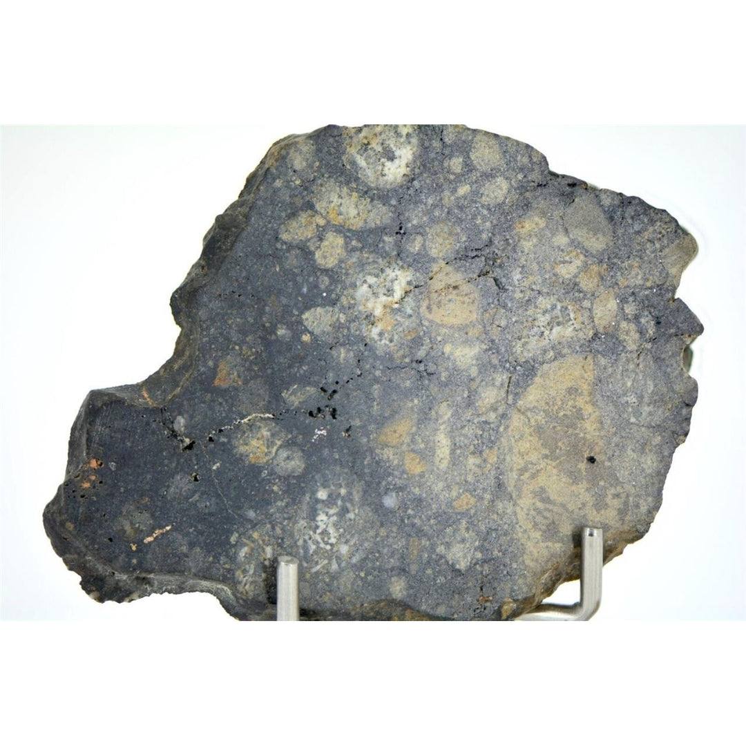 8.19g Eucrite Slice Monomict Basaltic Breccia - TOP METEORITE Image 4