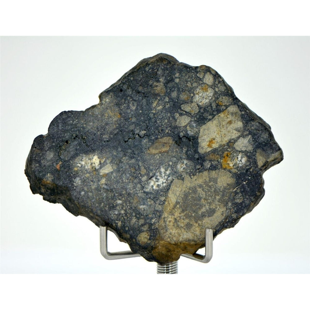 11.24g Eucrite Slice Monomict Basaltic Breccia - TOP METEORITE Image 2