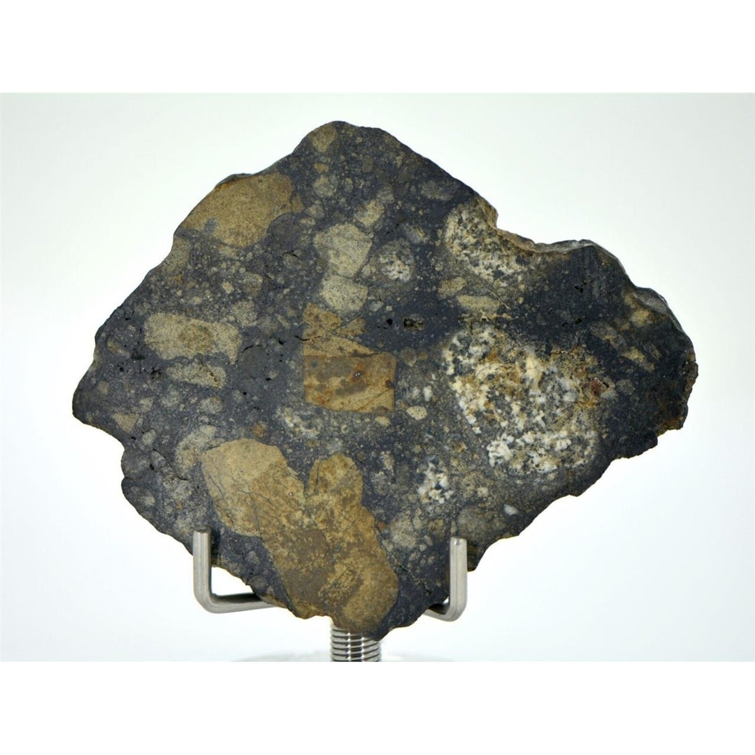 11.24g Eucrite Slice Monomict Basaltic Breccia - TOP METEORITE Image 3