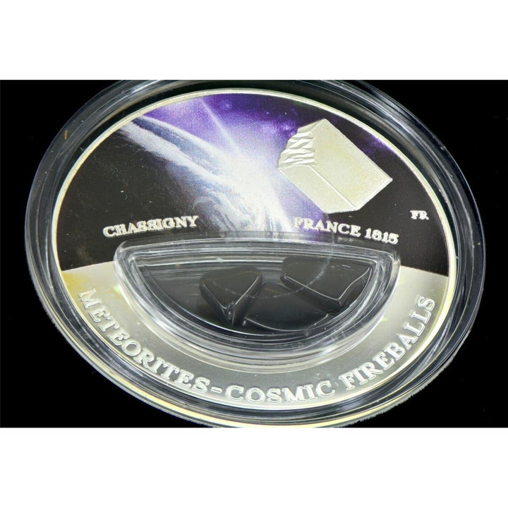 Mars Chassigny Commemorative 2013 Coin Fiji Mintage Cosmic Fireballs Collection Image 6