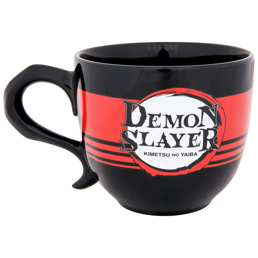 Demon Slayer Logo Ceramic Cappuccino Mug Image 1