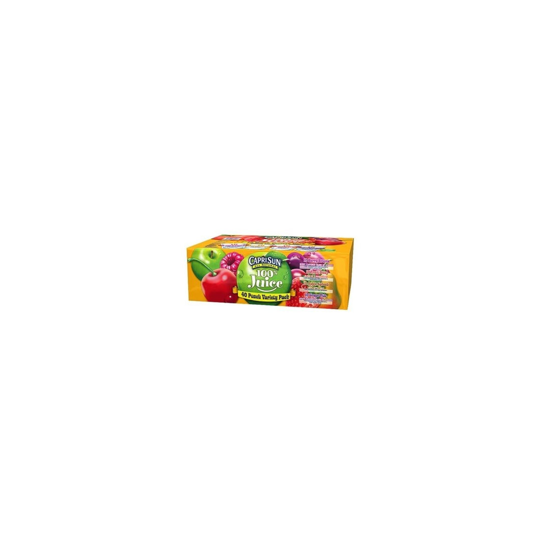 Capri Sun 100% Juice 6 Fluid Ounce (Pack of 40) Image 1