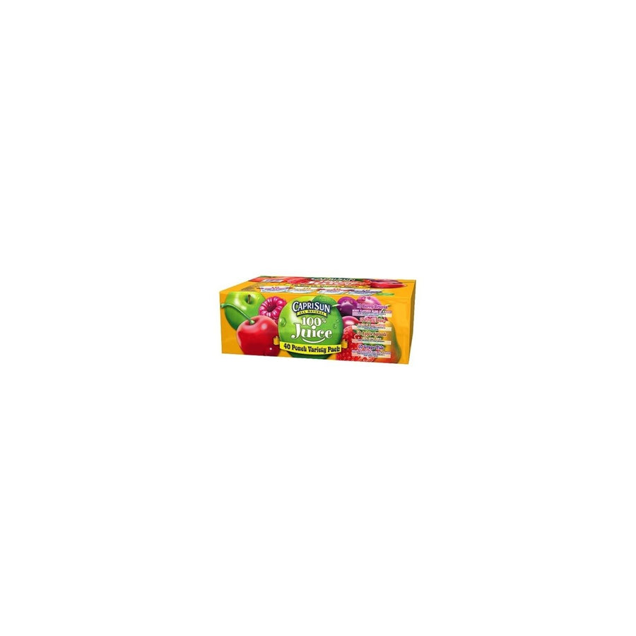 Capri Sun 100% Juice 6 Fluid Ounce (Pack of 40) Image 1