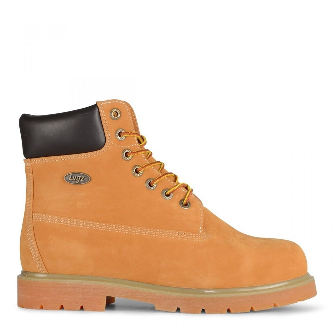 Lugz Work Mens Drifter 6" Wide Steel Toe Work Boot Golden Wheat/Bark/Tan - MDRIF6STWK-7470 GOLDEN WHEAT/BARK/TAN/GUM Image 1