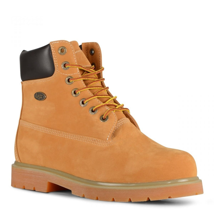 Lugz Work Mens Drifter 6" Wide Steel Toe Work Boot Golden Wheat/Bark/Tan - MDRIF6STWK-7470 GOLDEN WHEAT/BARK/TAN/GUM Image 2