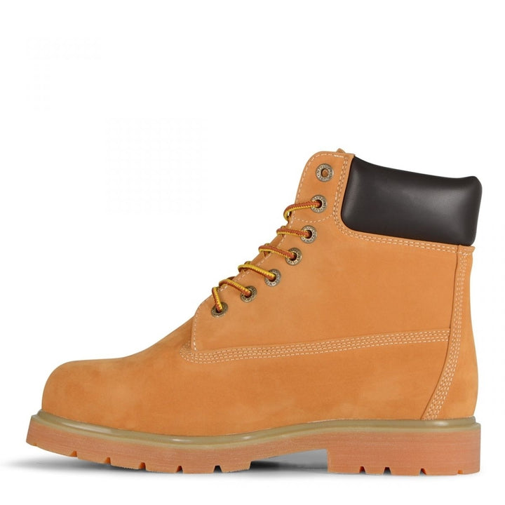 Lugz Work Mens Drifter 6" Wide Steel Toe Work Boot Golden Wheat/Bark/Tan - MDRIF6STWK-7470 GOLDEN WHEAT/BARK/TAN/GUM Image 3