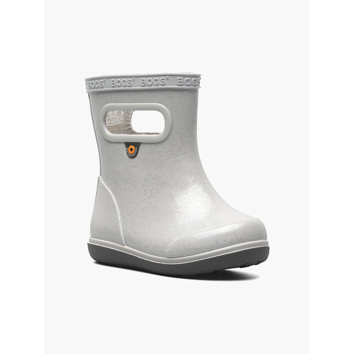 BOGS Unisex Kids Skipper II Rain Boots Silver Glitter - 73011I-040  SILVER Image 1