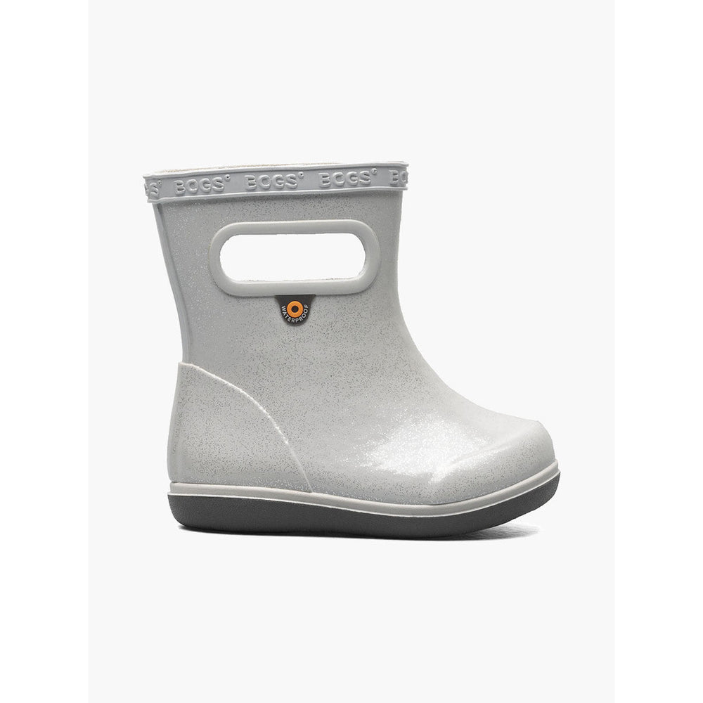 BOGS Unisex Kids Skipper II Rain Boots Silver Glitter - 73011I-040  SILVER Image 2