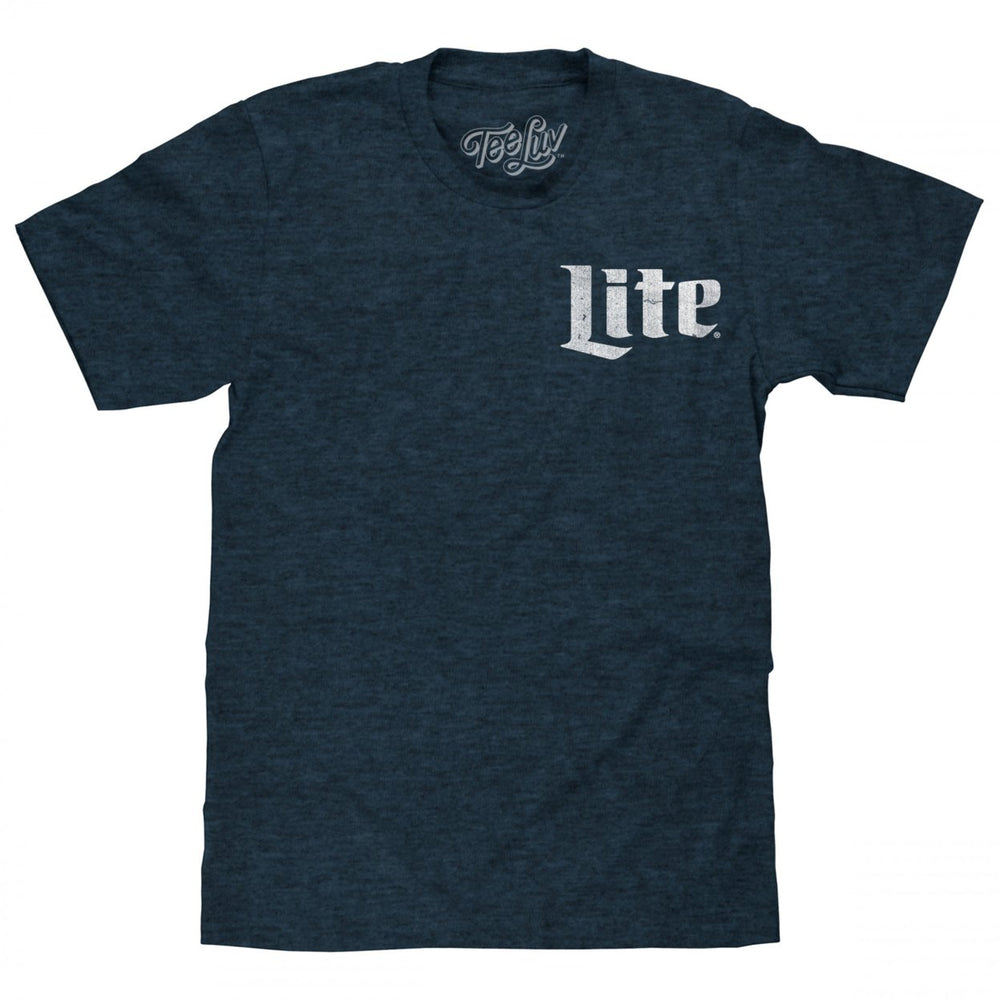 Miller Lite The Original Lite Pilsner Front and Back Print T-Shirt Image 2