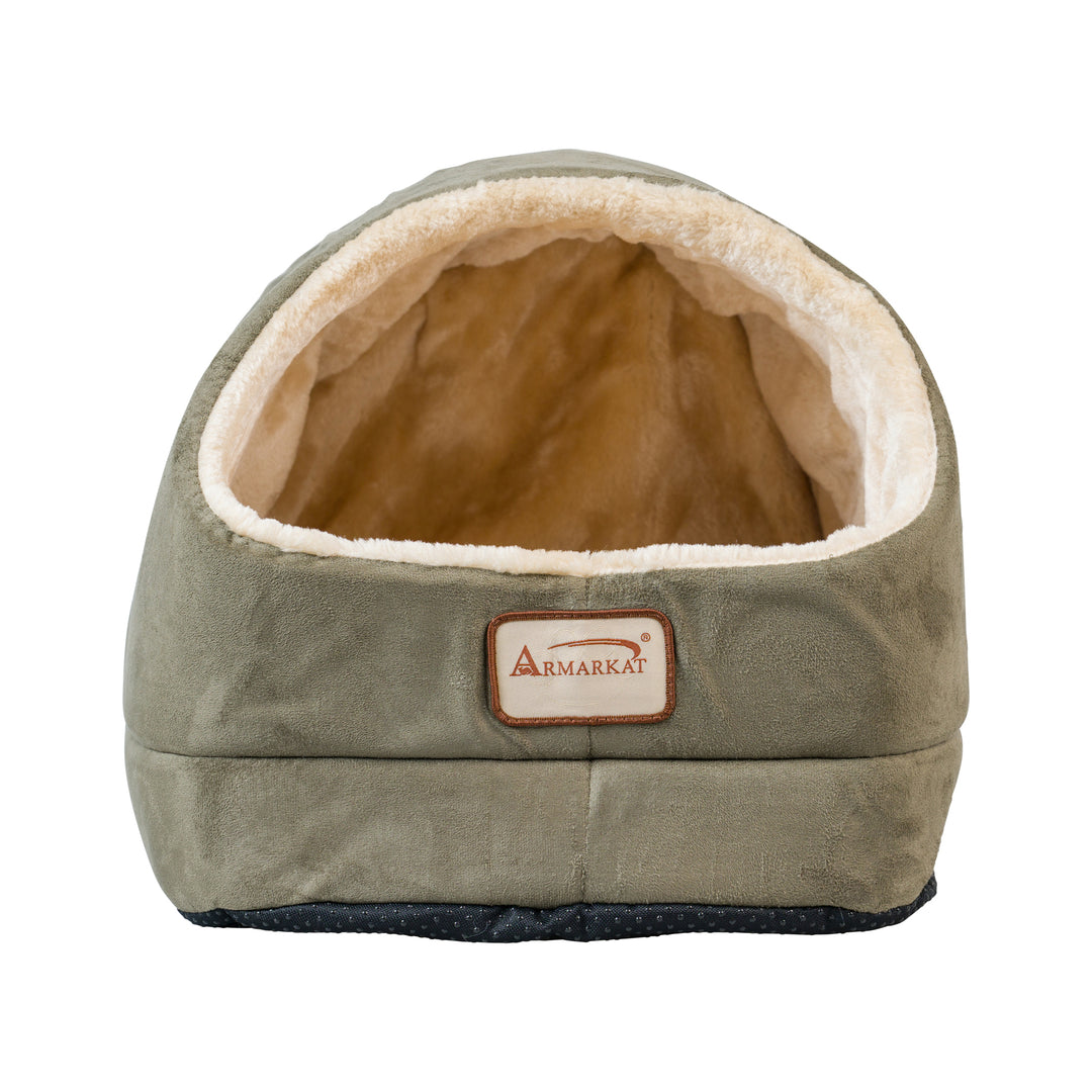 Armarkat Cat Cave Bed With Soft Cushion For Pets C18 Laurel Green Image 7