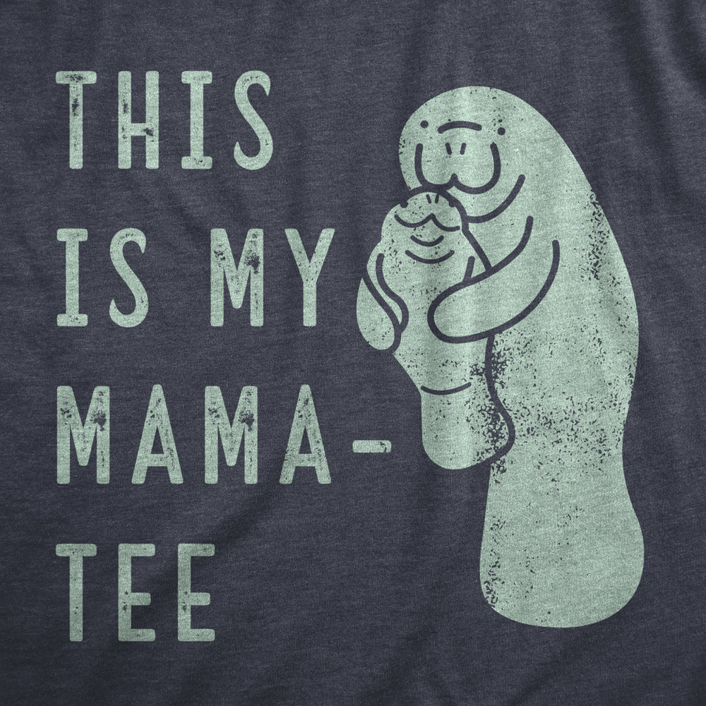 Maternity This Is My Mama Tee T Shirt Funny Cute Manitee Mom And Baby Pregnancy Top For Ladies Image 2