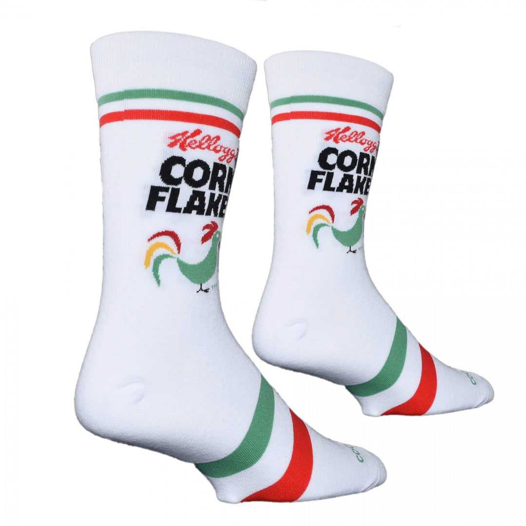 Kelloggs Corn Flakes Box Logo Crew Socks Image 3