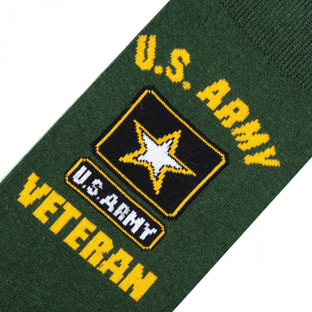 U.S Army Veteran Striped Crew Socks Image 4