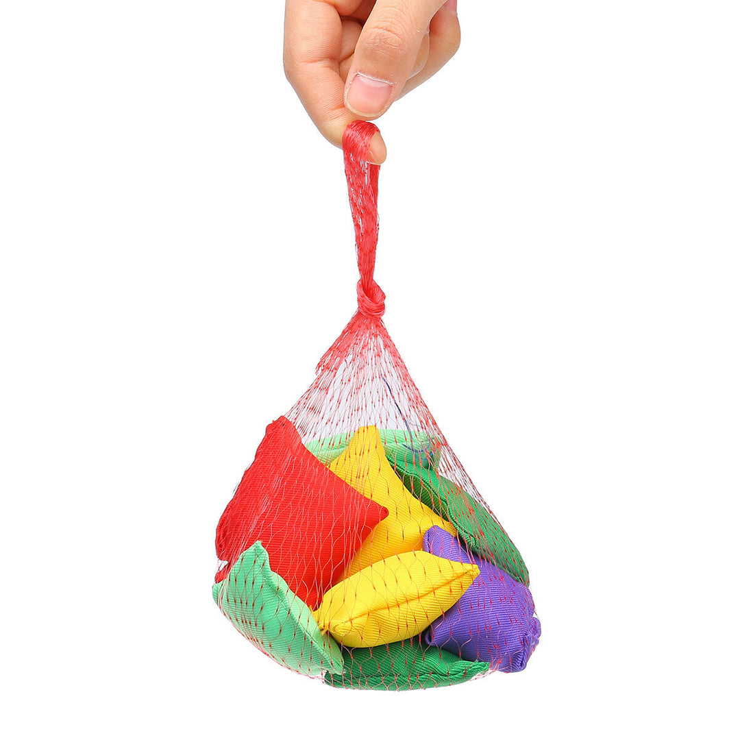 10 Pcs Nylon Bean Bags Children Family Throwing Sandbag Ball Camping Gargen Sport Game Image 3