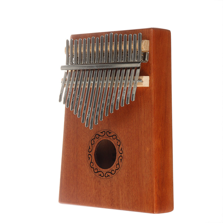 17 Key Kalimba Thum Finger Piano Beginner Practical Wood Musical Instrument Kit Image 1