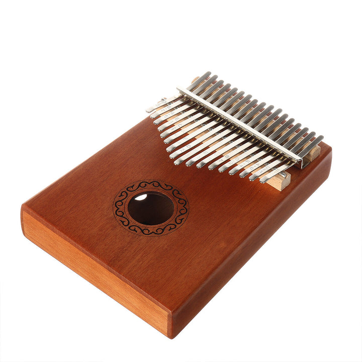 17 Key Kalimba Thum Finger Piano Beginner Practical Wood Musical Instrument Kit Image 4