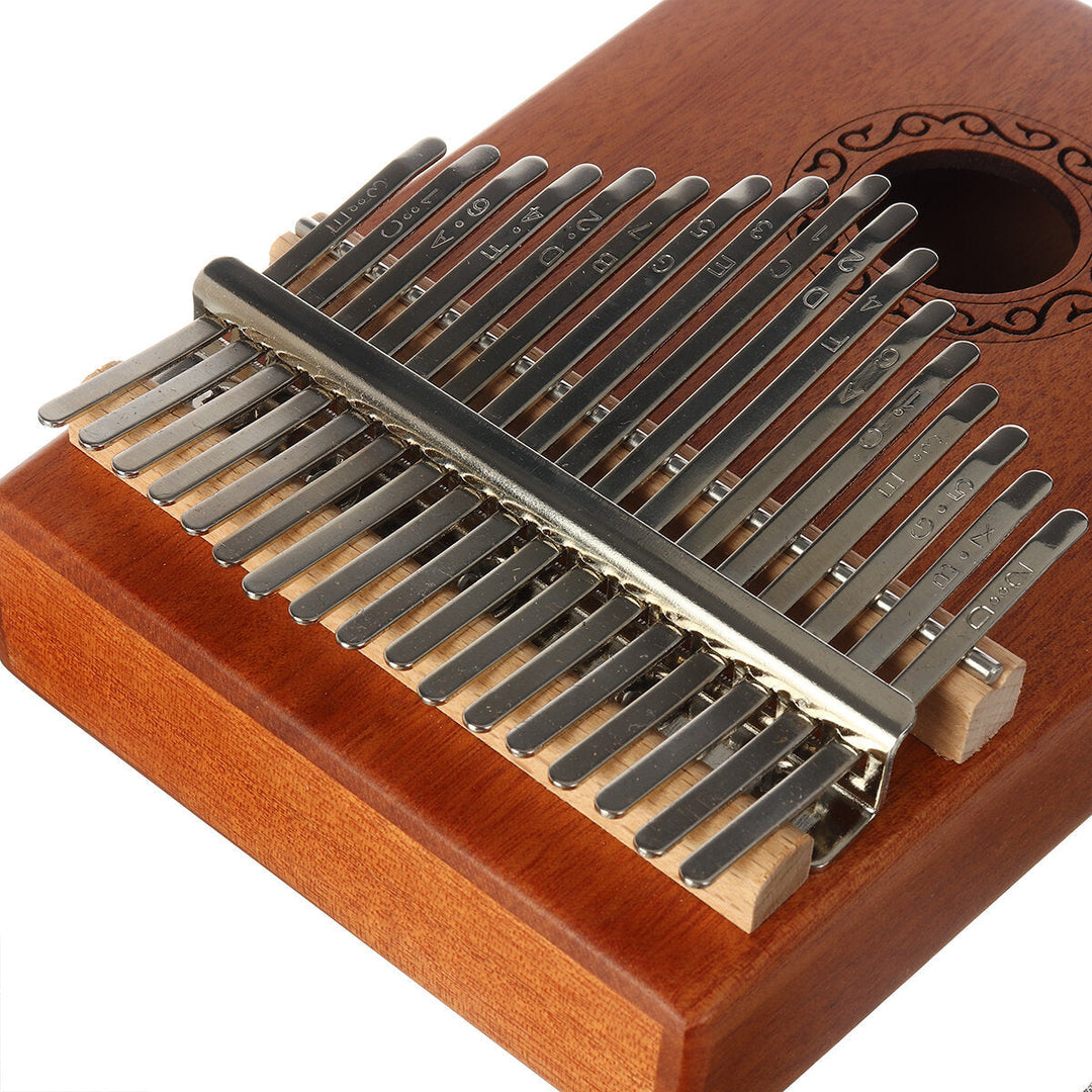 17 Key Kalimba Thum Finger Piano Beginner Practical Wood Musical Instrument Kit Image 8