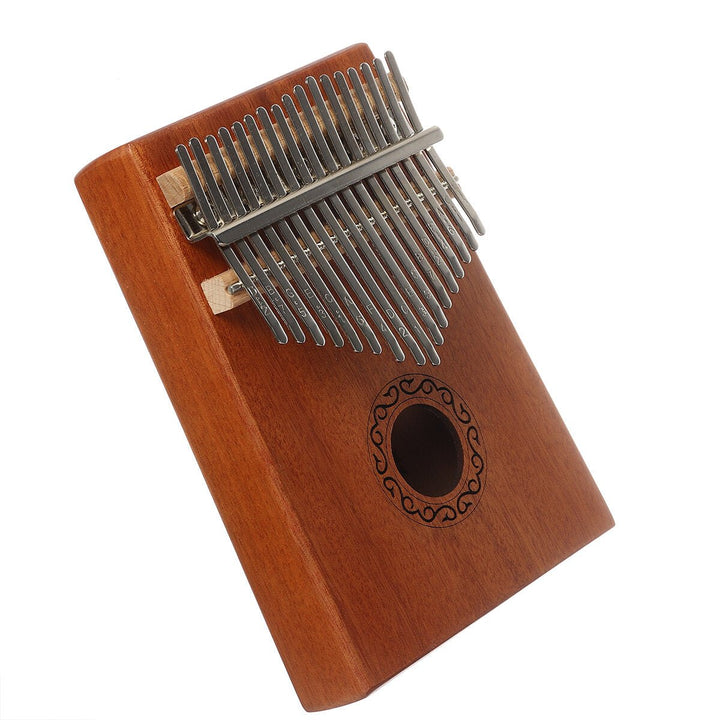 17 Key Kalimba Thum Finger Piano Beginner Practical Wood Musical Instrument Kit Image 9