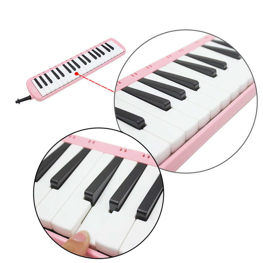 37-Key Melodica Harmonica Electronic Keyboard Mouth Organ With Handbag Image 1