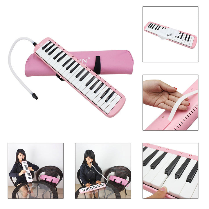 37-Key Melodica Harmonica Electronic Keyboard Mouth Organ With Handbag Image 6