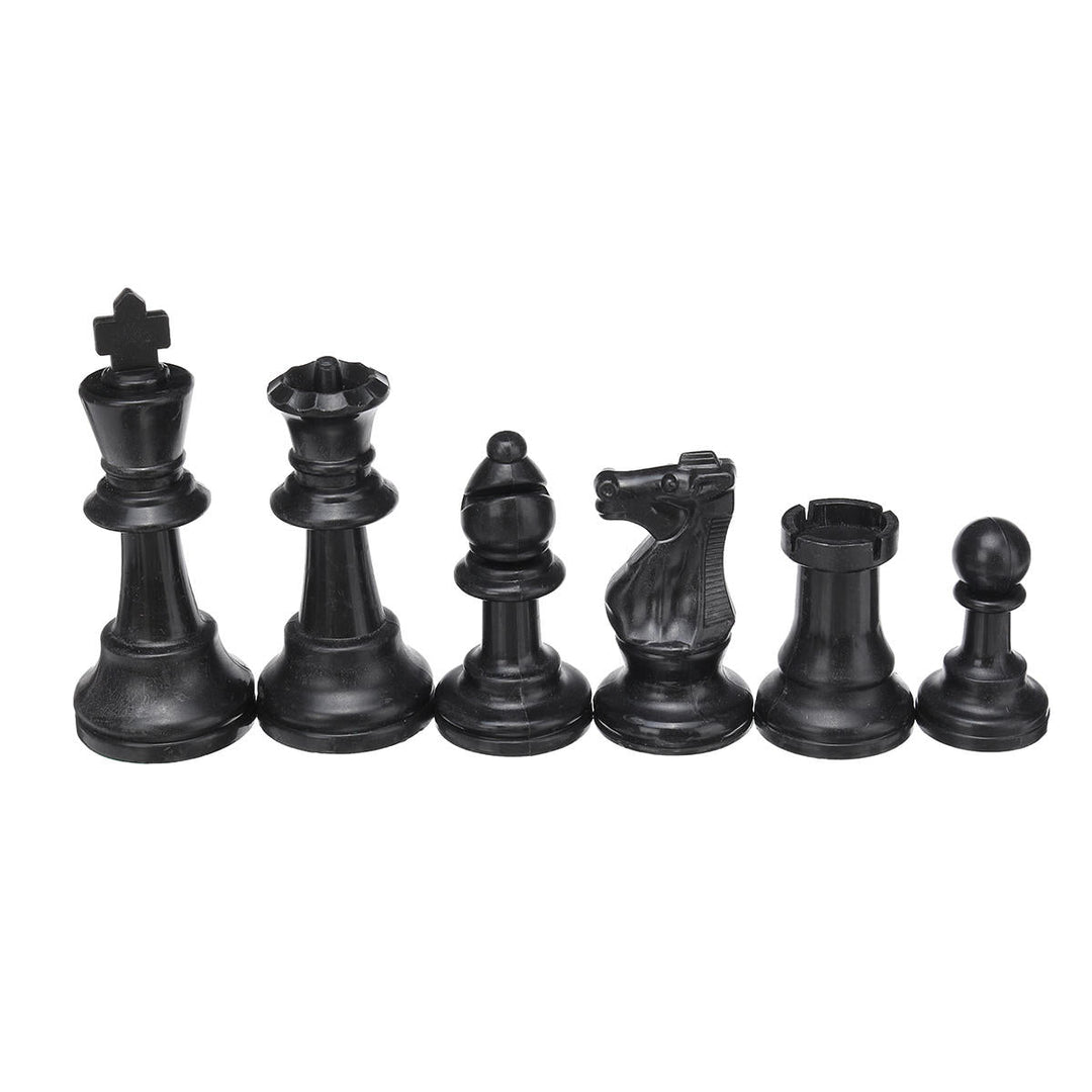 32 Piece Game Chess Foldable 9.5/7.5/6.4cm King Knight Set Outdoor Recreation Family Camping Game Image 4