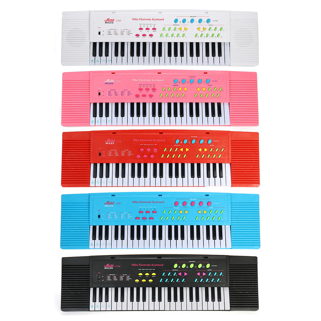 44 Keys Digital Electronic Keyboard Piano with Mini Microphone Music Stand for Children Music Enlightenment Image 2