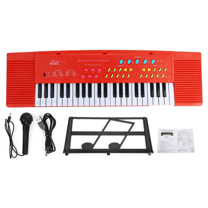 44 Keys Digital Electronic Keyboard Piano with Mini Microphone Music Stand for Children Music Enlightenment Image 11