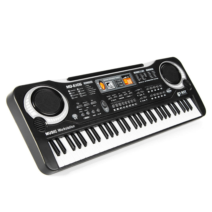 61 Keys Kids Electronic Music Keyboard Electric Digital Piano Organ Toy + Mic Image 2