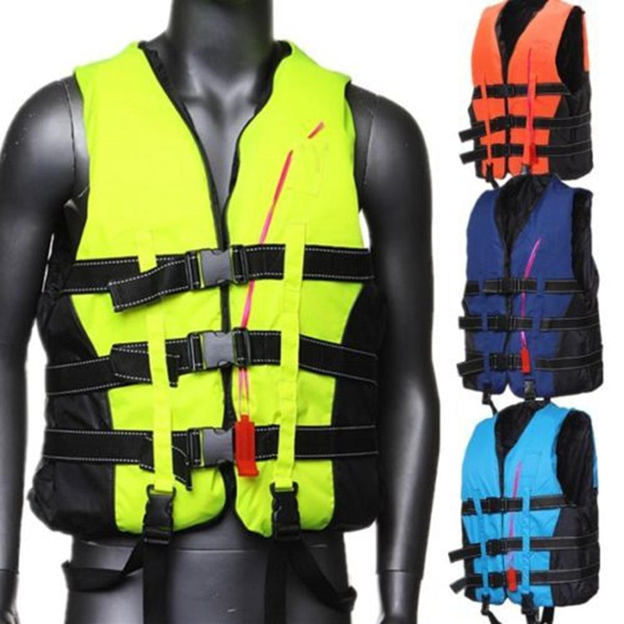 Adult Kids Life Jacket Kayak Ski Buoyancy Aid Vest Sailing Watersport Image 1
