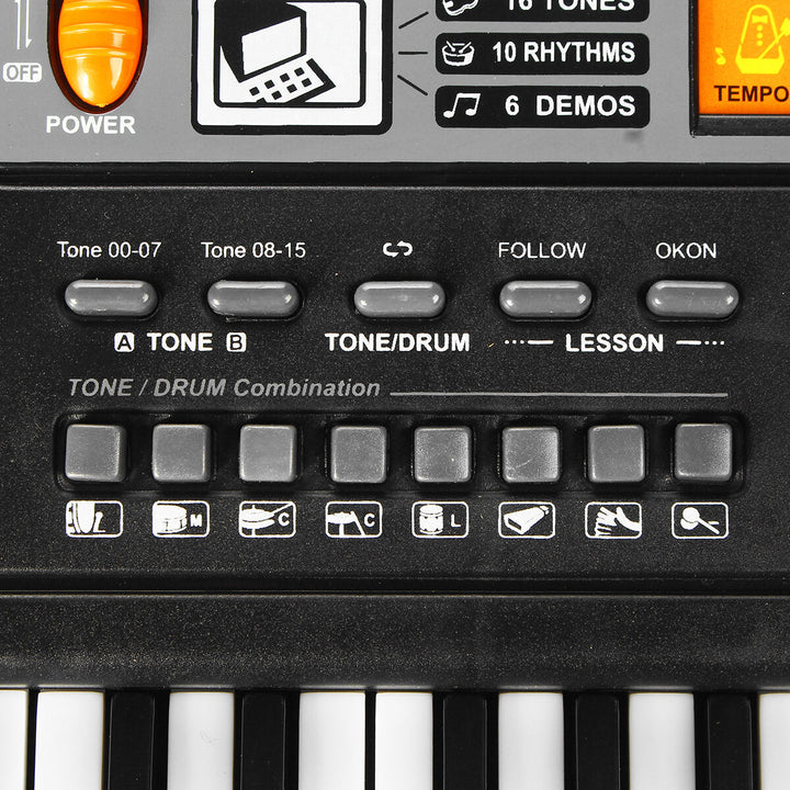 61 Keys Kids Electronic Music Keyboard Electric Digital Piano Organ Toy + Mic Image 9