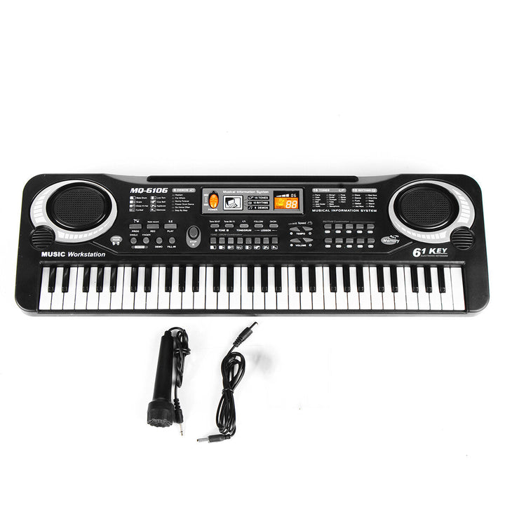 61 Keys Kids Electronic Music Keyboard Electric Digital Piano Organ Toy + Mic Image 10