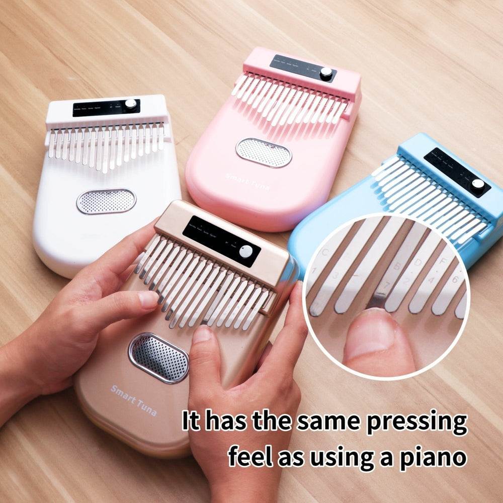 Electronic Kalimba 17 Keys Thumb Piano 4 Kinds of Timbre Electronic Musical Instrument Gifts for Kids Adults Beginner Image 2