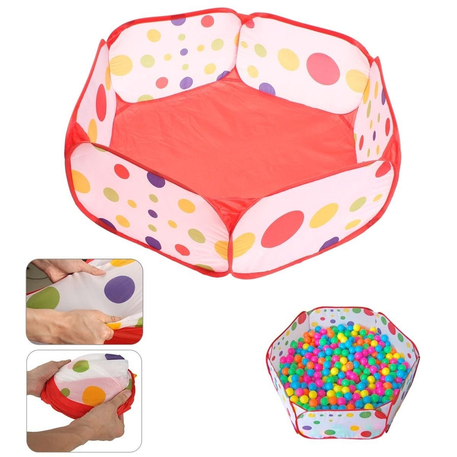 Outdoor 90cm Foldable Waterproof Pit Ocean Ball Pool Indoor Baby Game Play Mat House Children Kids Toy Tent Image 1