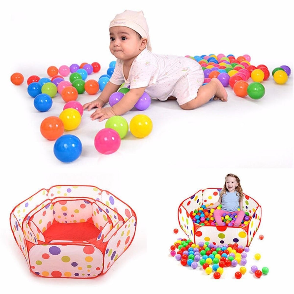 Outdoor 90cm Foldable Waterproof Pit Ocean Ball Pool Indoor Baby Game Play Mat House Children Kids Toy Tent Image 2
