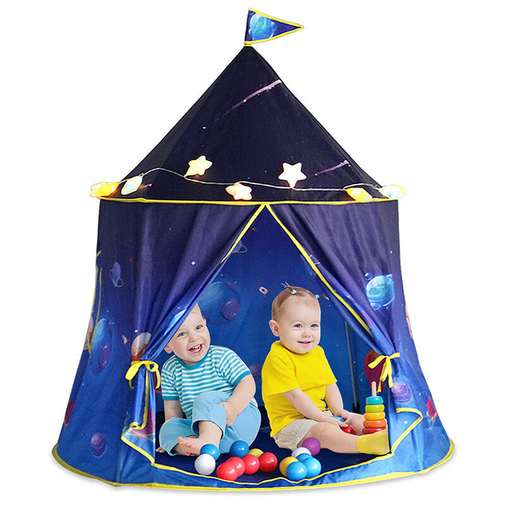 Play Yurt Tent Girls House Castle Foldable Princess Outdoor Indoor Kids Children Image 4