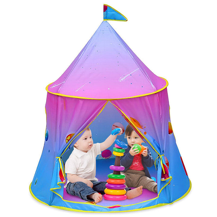 Play Yurt Tent Girls House Castle Foldable Princess Outdoor Indoor Kids Children Image 6