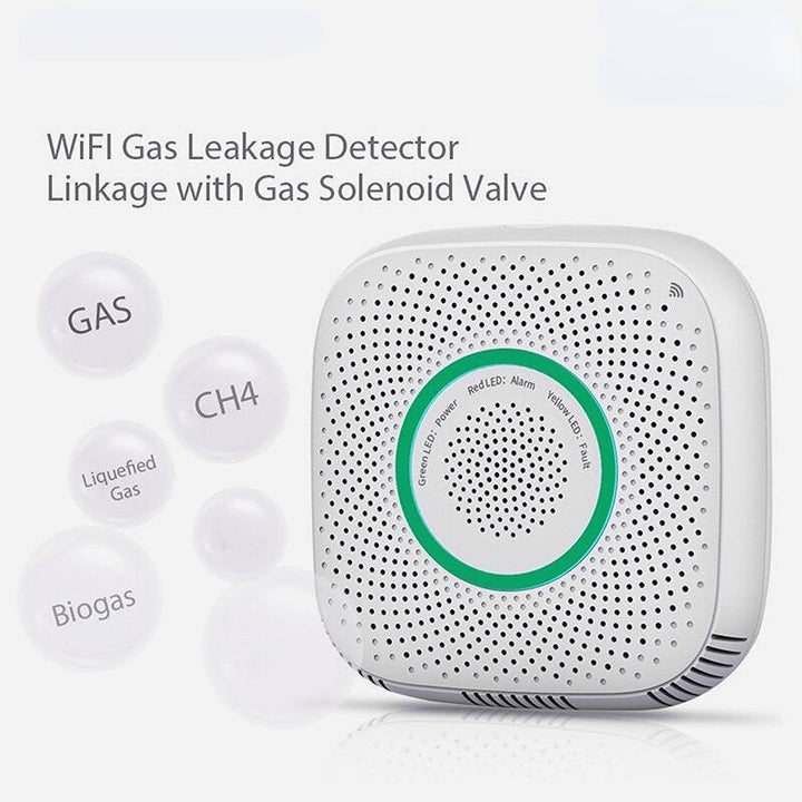 Smart Home Gas Detector WIFI Voice Prompt Gas Sensor for Alarm System Image 4