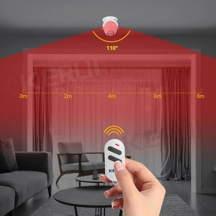 Smart Home Security WIFI Alarm System 120dB PIR Detector Door,Window Sensor Wireless App Burglar Works with Alexa Image 6