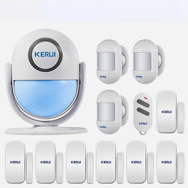 Smart Home Security WIFI Alarm System 120dB PIR Detector Door,Window Sensor Wireless App Burglar Works with Alexa Image 9