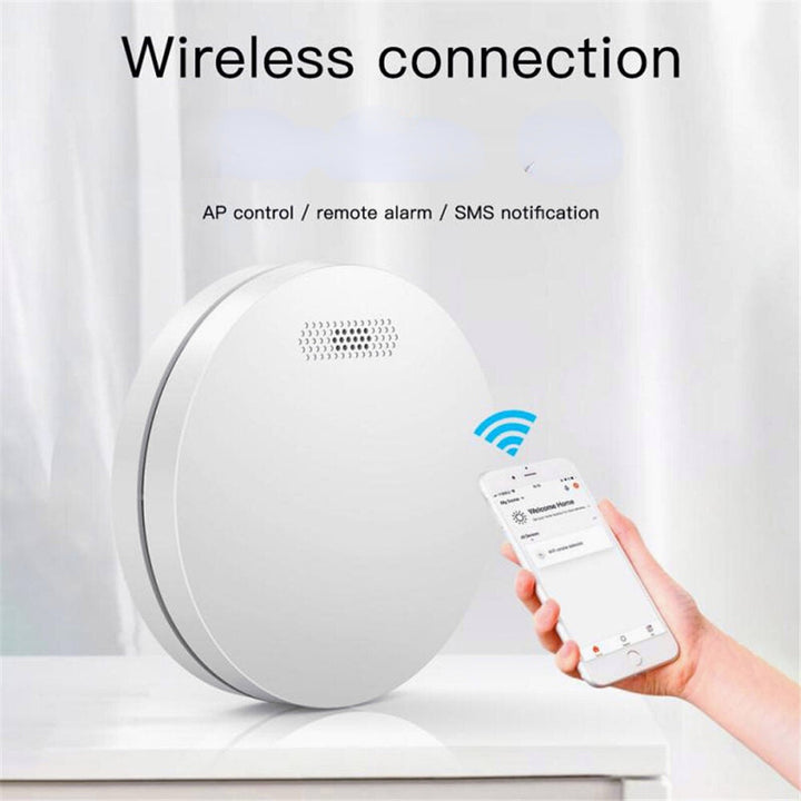 Wifi Smoke Detector Fire Alarm Sensor Wireless Security System Smart Life Tuya App Control for Smart Home Image 2