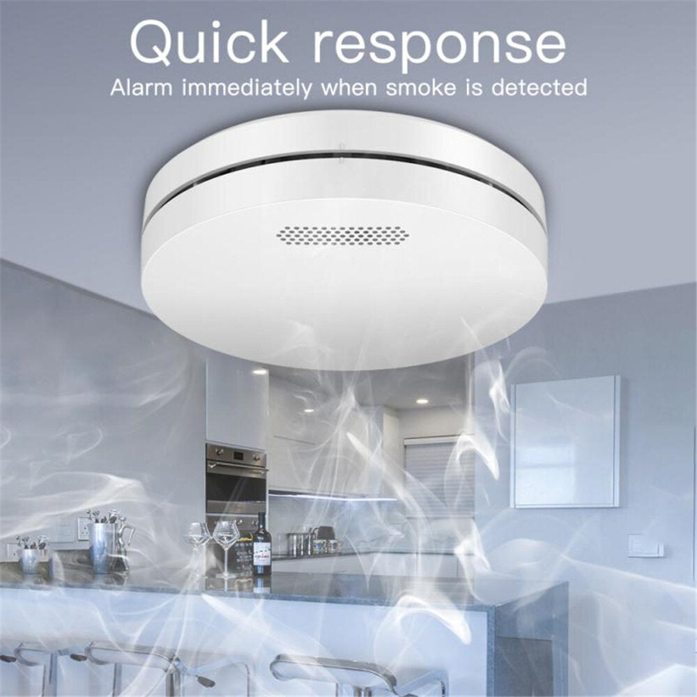 Wifi Smoke Detector Fire Alarm Sensor Wireless Security System Smart Life Tuya App Control for Smart Home Image 3