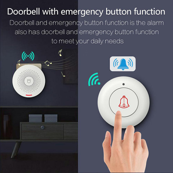 Wifi Alarm System Wireless Security Burglar With Motion Detector Door Sensor Tuya App Control Image 7
