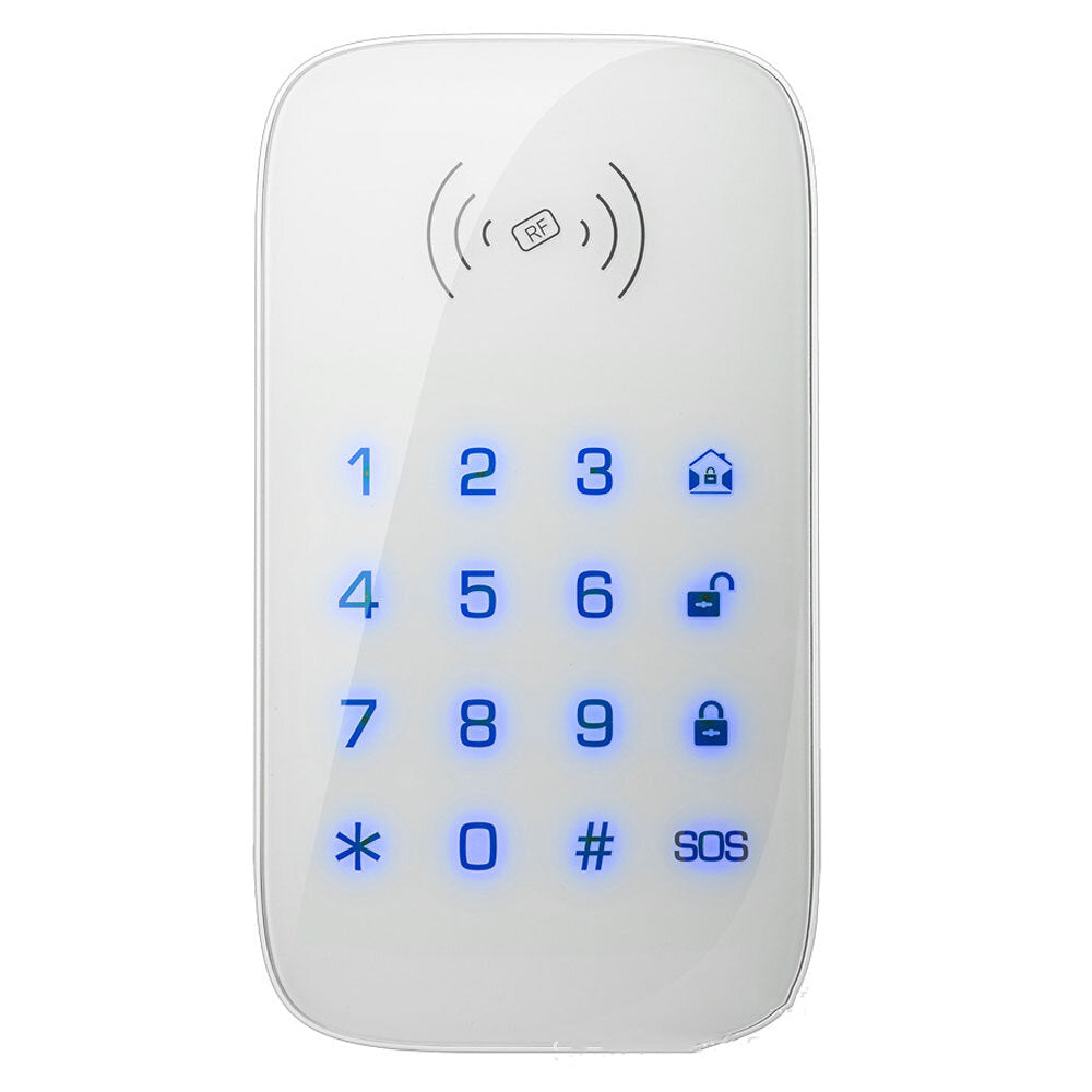 Wireless Wifi GSM Keyboard Touch Keypad Home Burglar Alarm System Remote Controller For Smart Home 433MHz Image 1