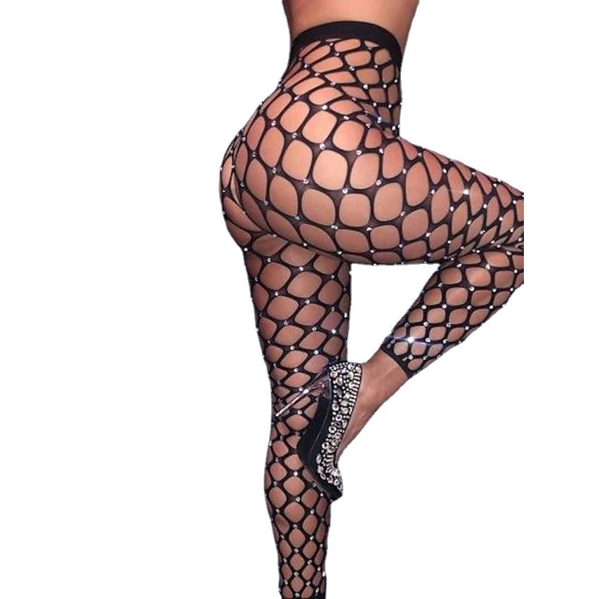 Womens Butt Lift Leg Shaping Elasticity Sexy Mesh Pants Image 1