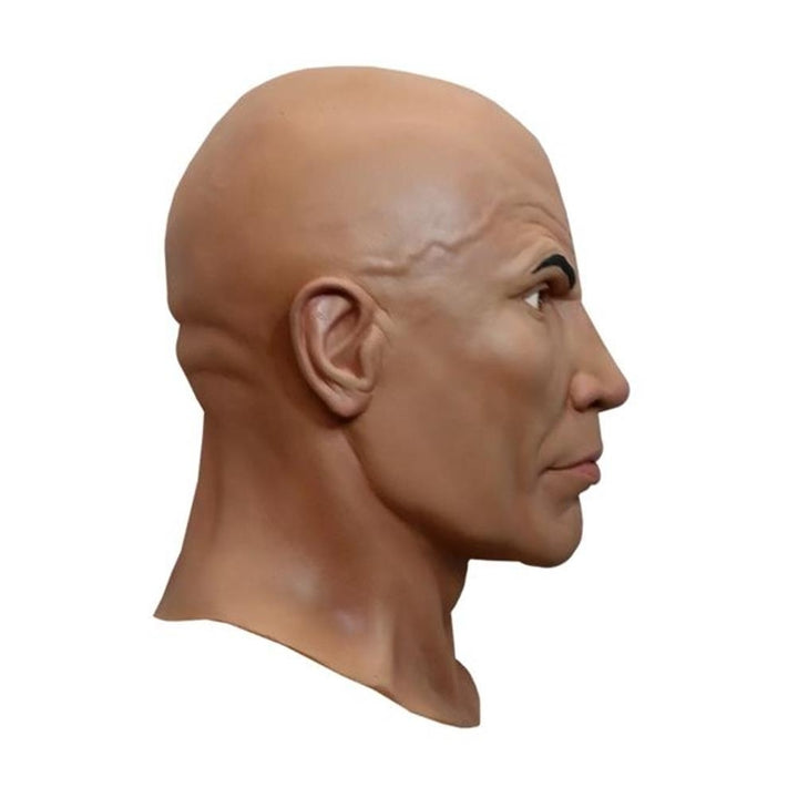 WWE The Rock Dwayne Johnson Wrestler Adult Licensed Mask Costume Accessory Trick Or Treat Studios Image 4