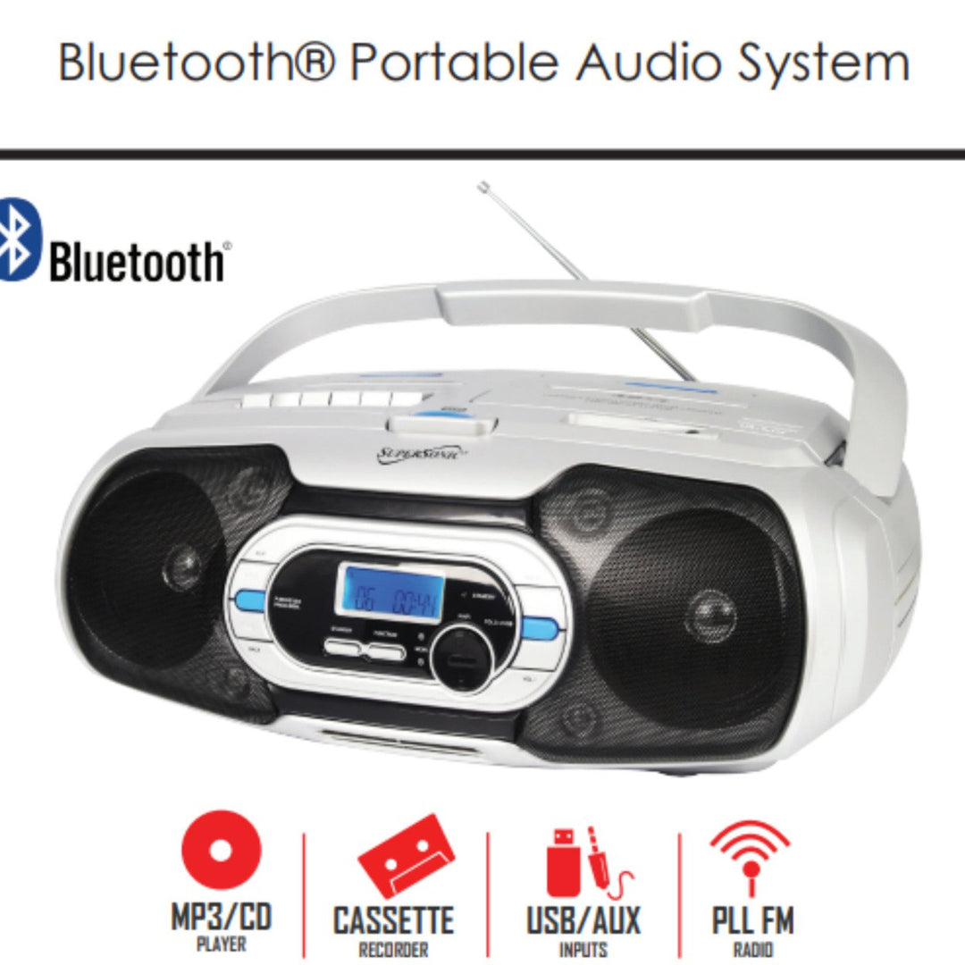 Supersonic Bluetooth Portable Audio System (SC-729BT) Image 3