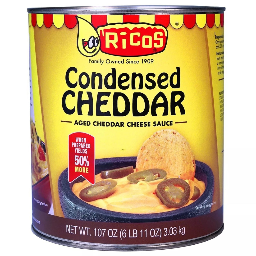 Ricos Condensed Cheddar Cheese Sauce (107 Ounce) Image 1